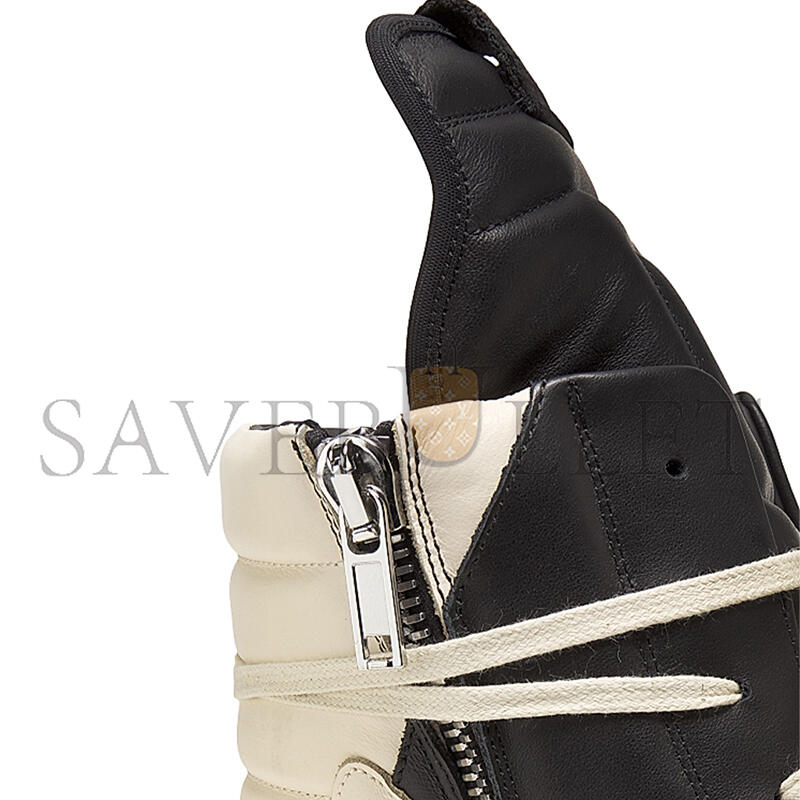 r1ck 0wens geobasket leather high top sneakers